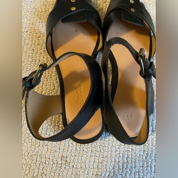 Madewell Black Leather Flats - Picture 4 of 4